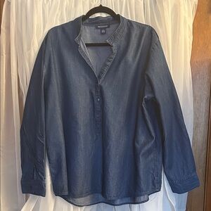 Bandolino Blue Blouse